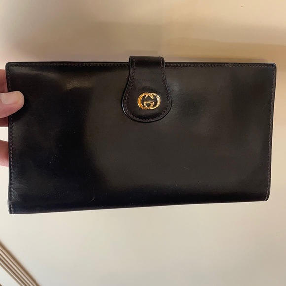 Gucci Calfskin leather vintage wallet - Picture 2 of 8